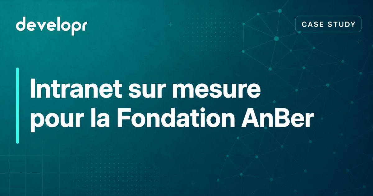 Création d’un intranet sur mesure