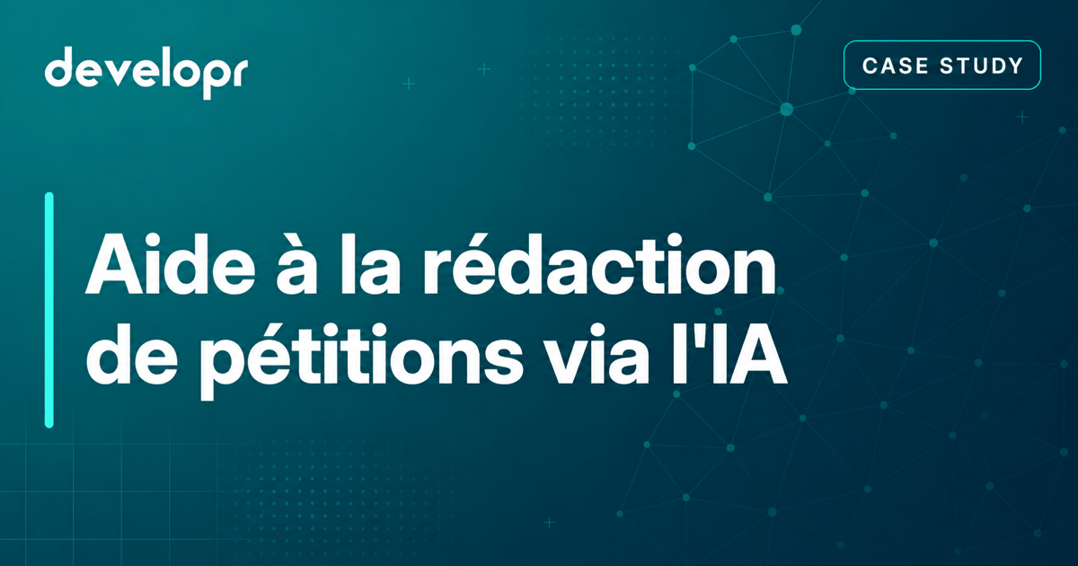Aide à la rédaction de pétitions via IA