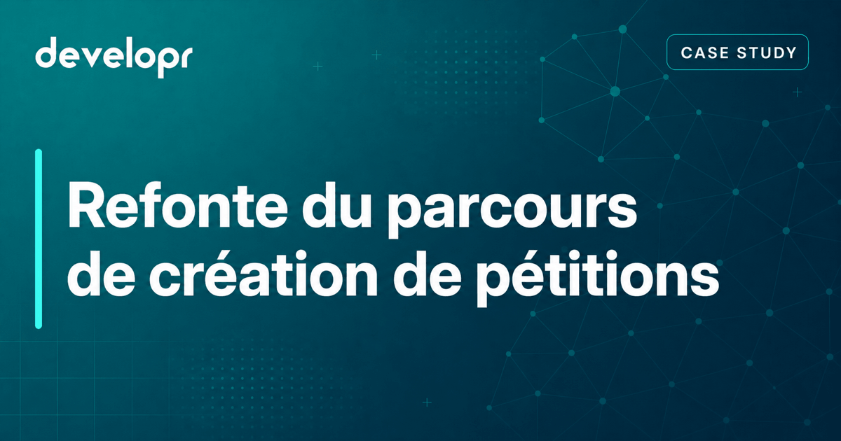 Refonte du parcours et catégorisation IA